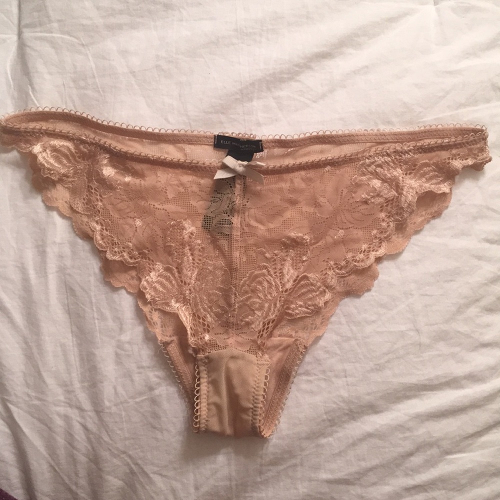 Nude lace very cheeky lingerie